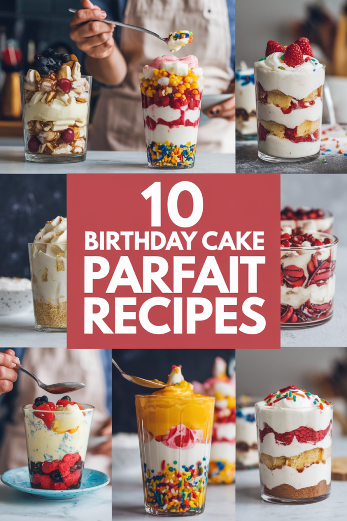 Birthday Cake Parfait