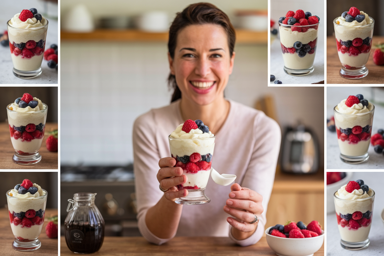 Vanilla and Berry Parfaits