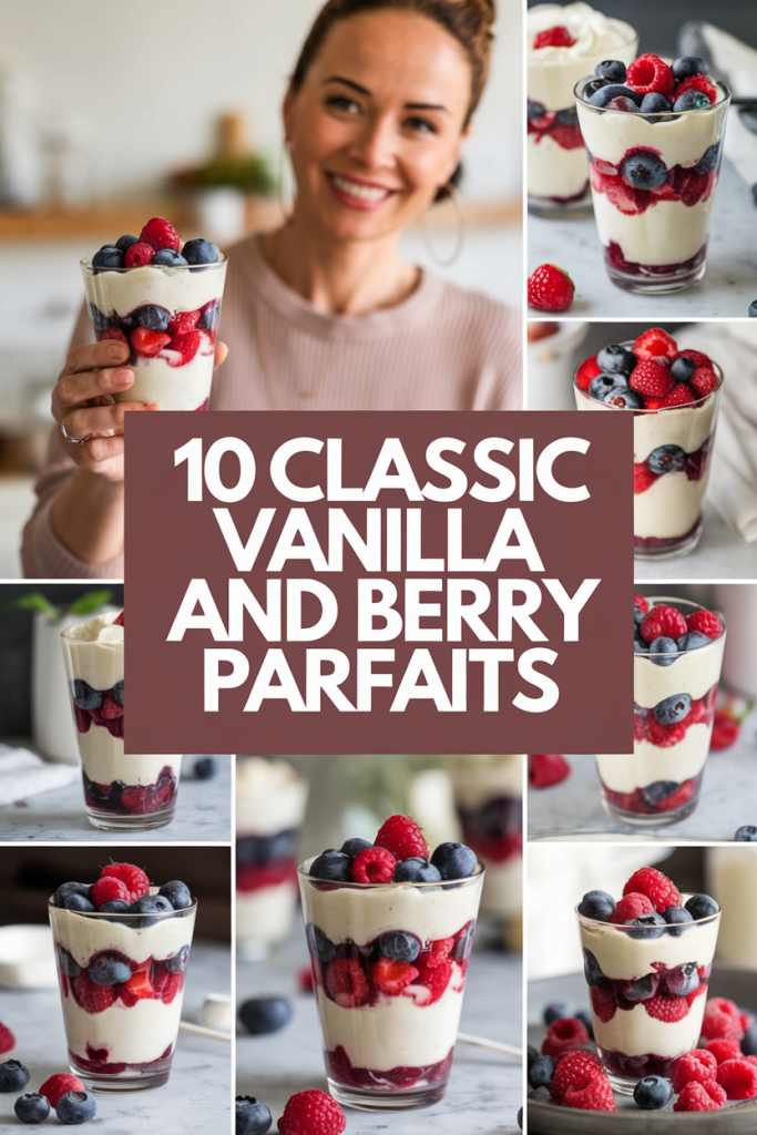 Vanilla and Berry Parfaits 