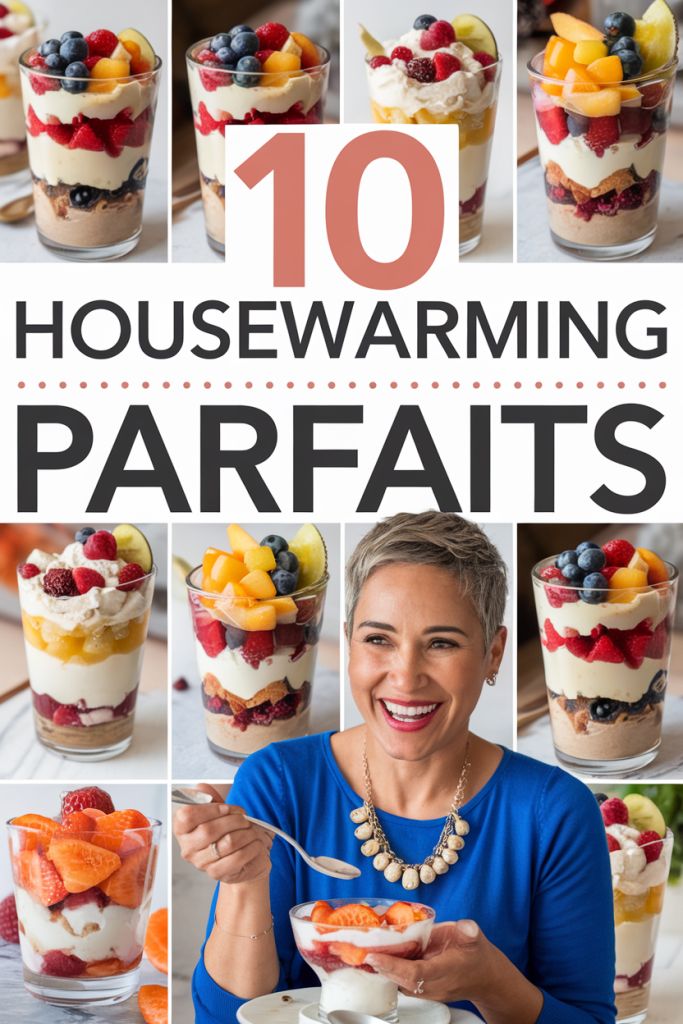 Parfait Recipes to Celebrate Housewarming Parties