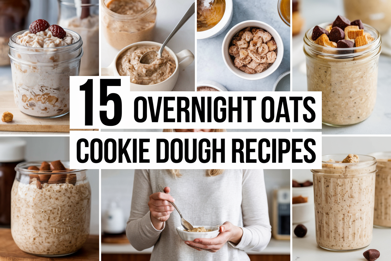 Overnight Oats Cookie Dough Recipes