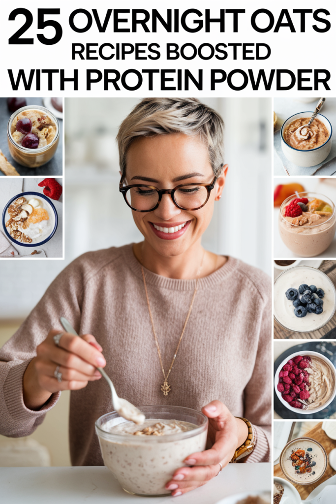 Overnight Oats Recipes Boosted with Protein Powder