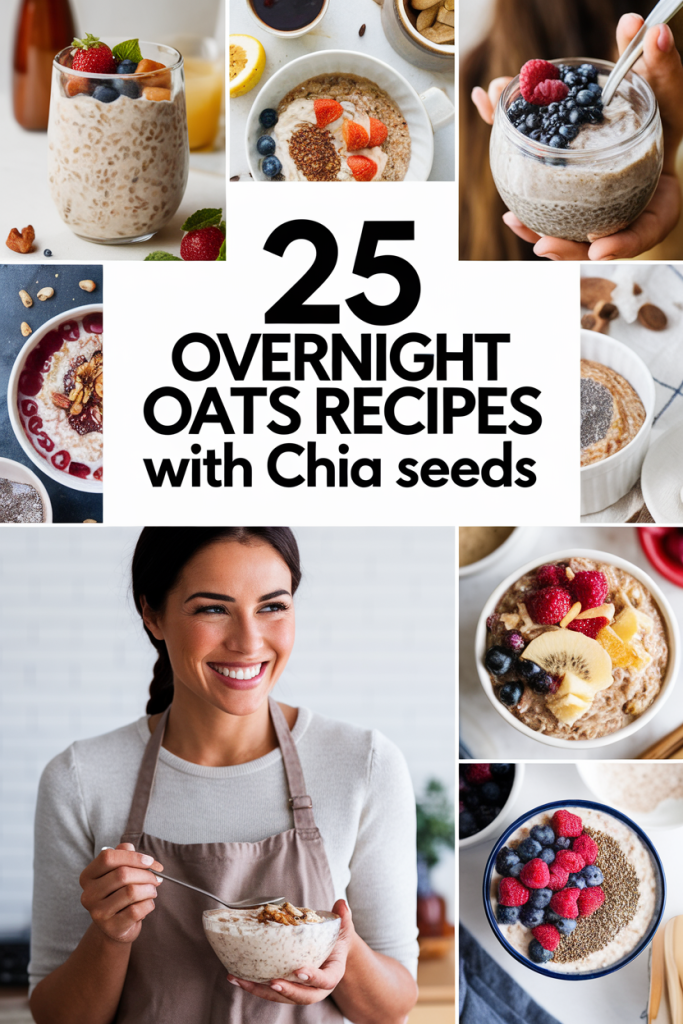 Overnight Oats Recipes with Chia Seeds