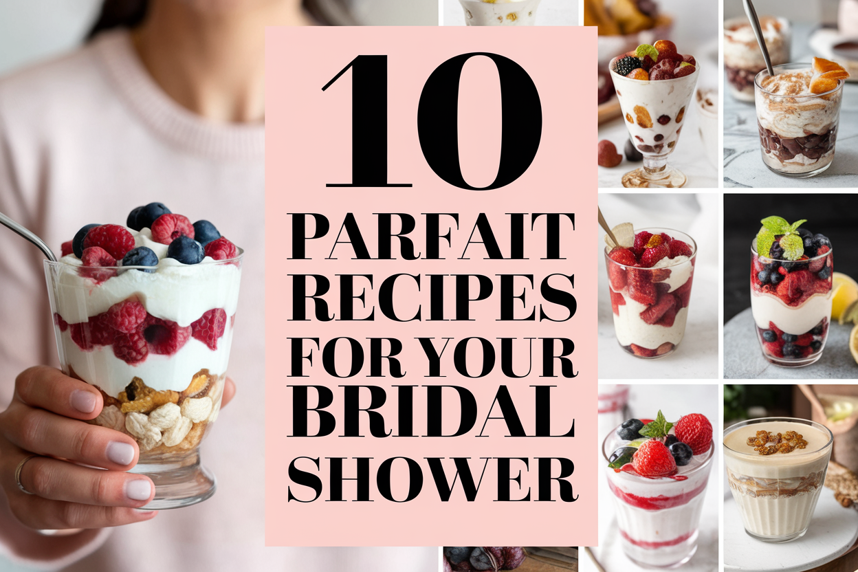 Parfait Recipes for Your Bridal Shower
