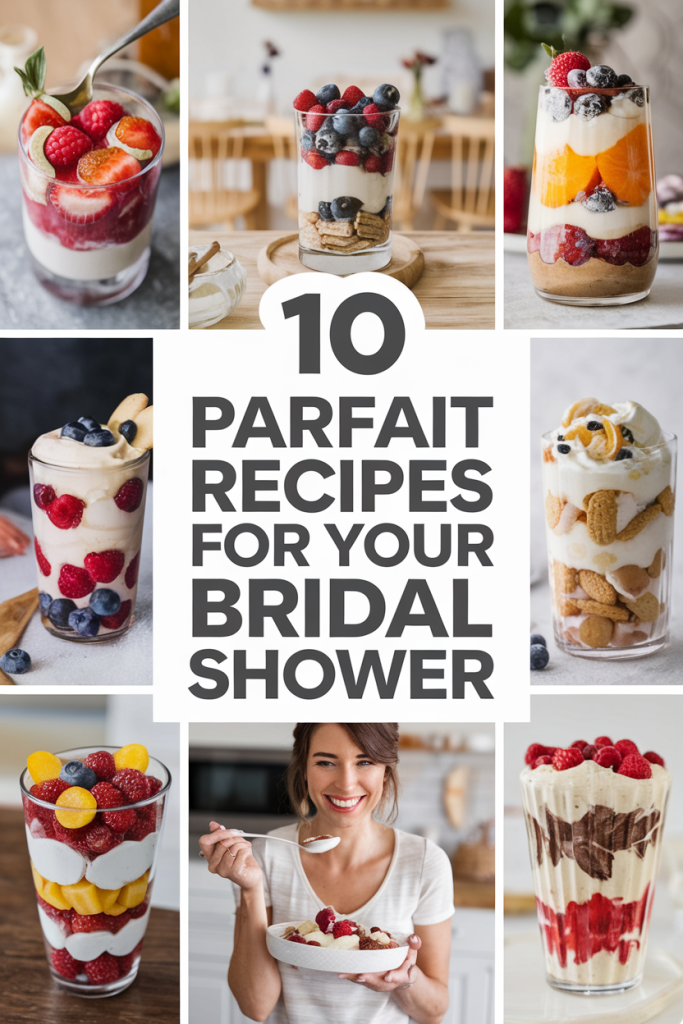Parfait Recipes for Your Bridal Shower