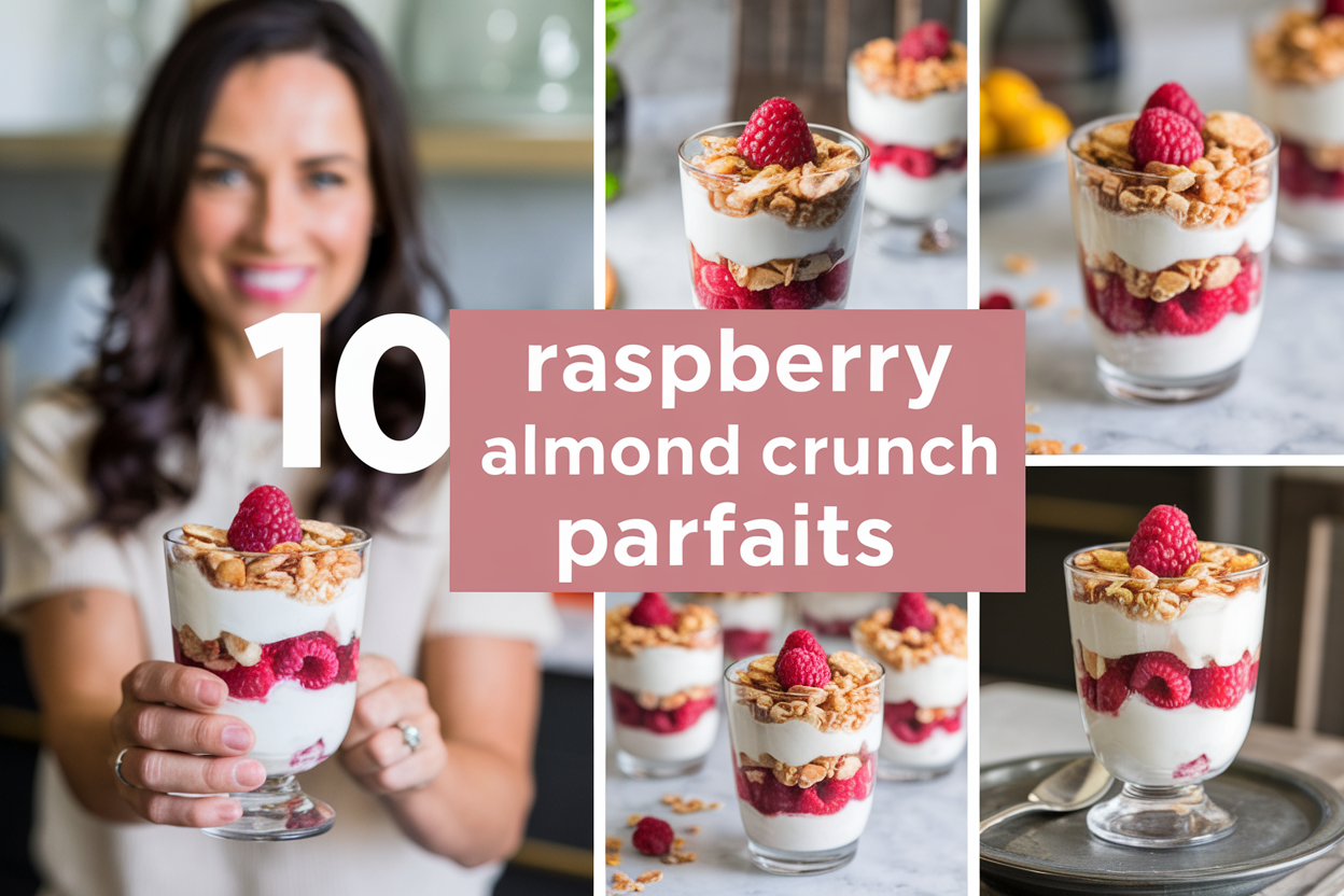 Raspberry Almond Crunch Parfait Recipes