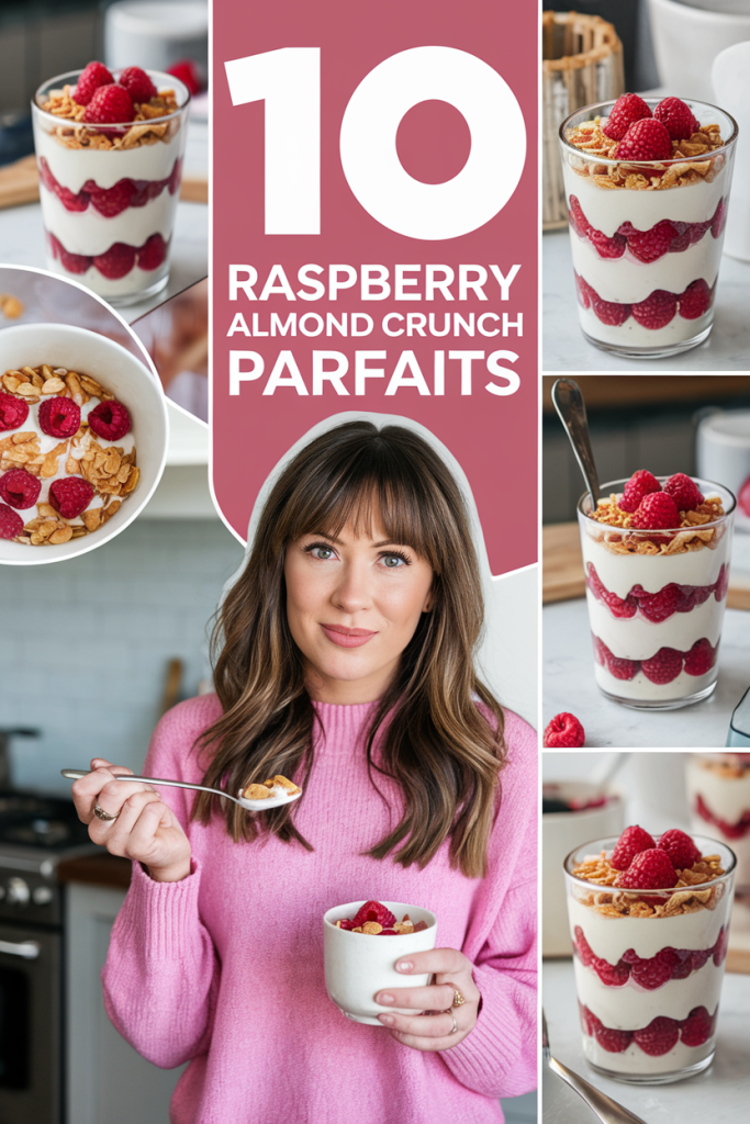 Raspberry Almond Crunch Parfait Recipes