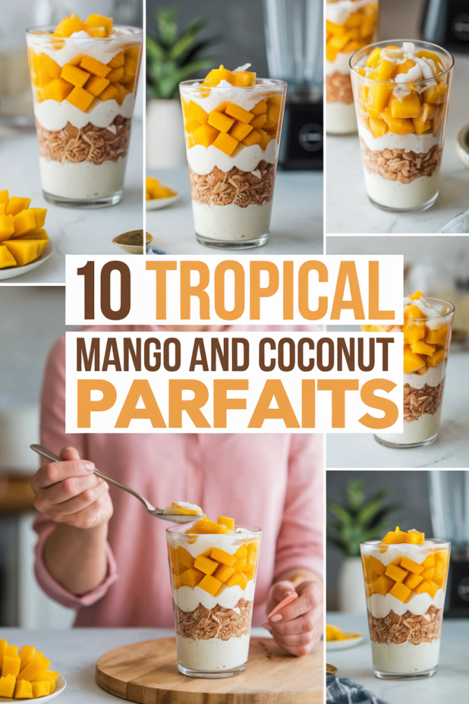 Tropical Mango and Coconut Parfait Recipes