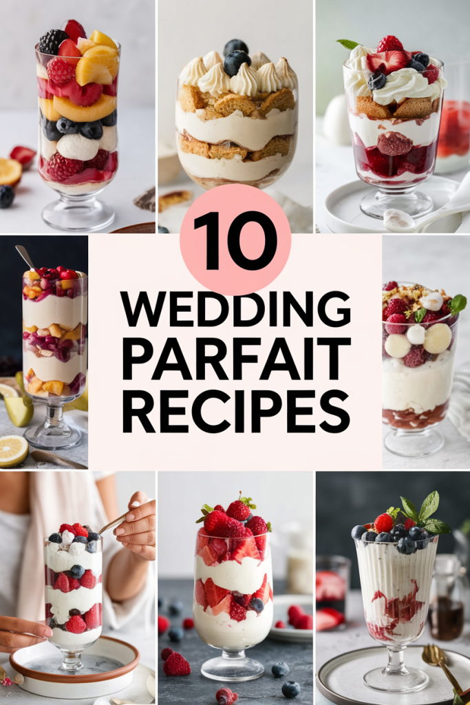 Wedding Parfait Recipes