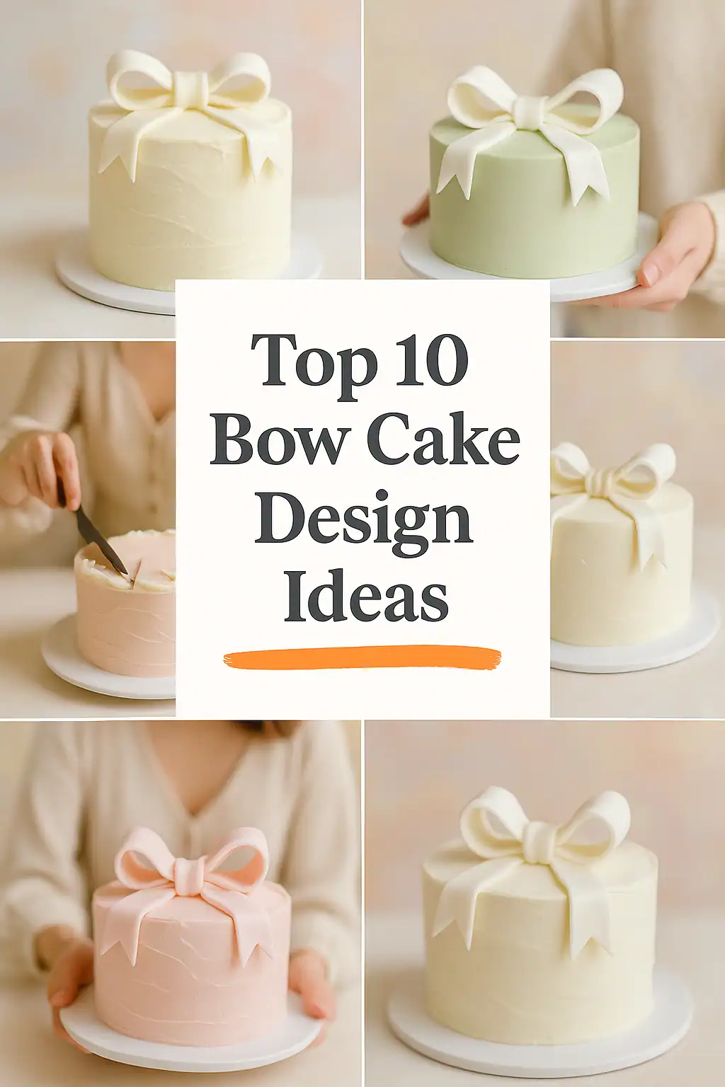 Bow Cake Design Ideas