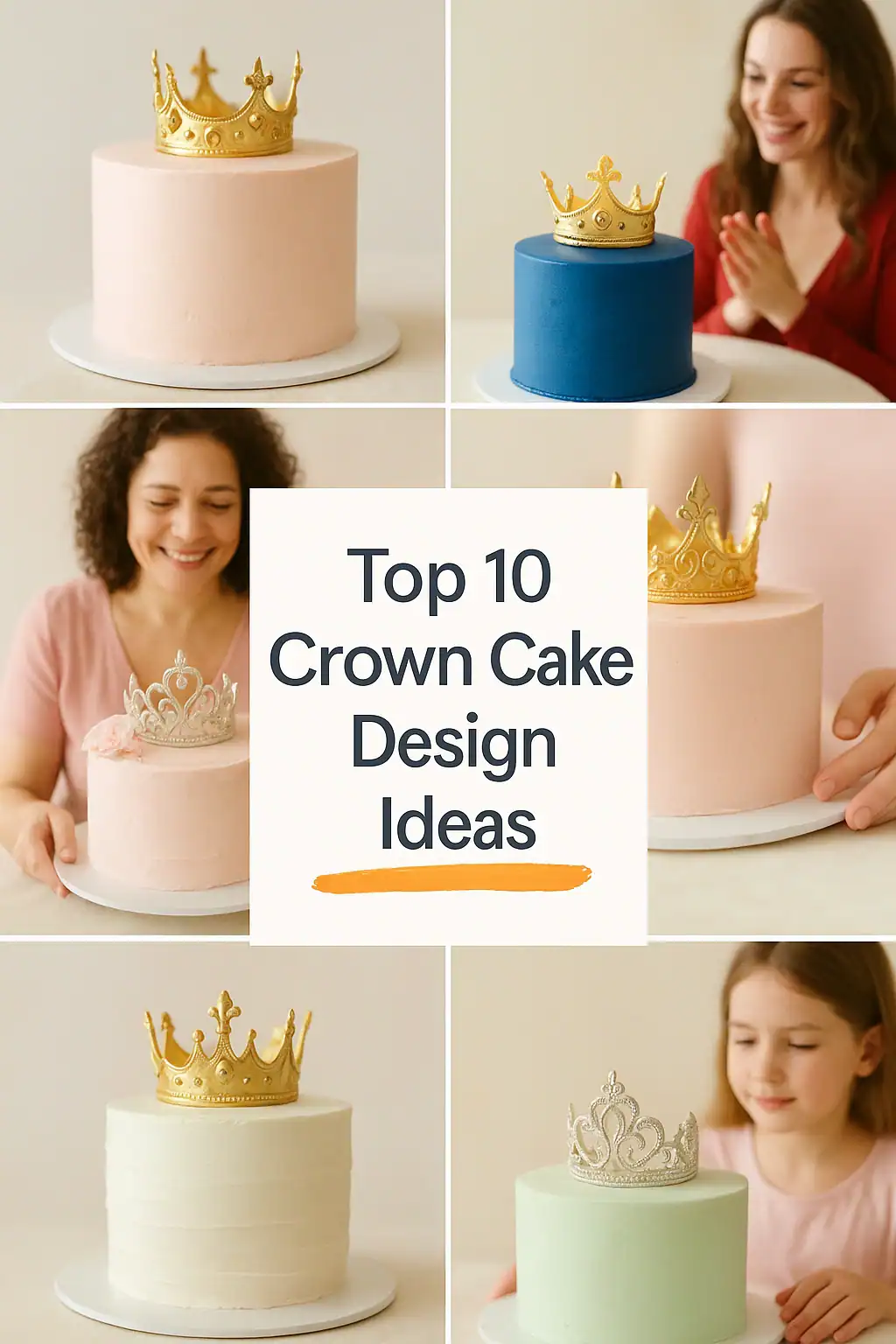 Crown Cake Design