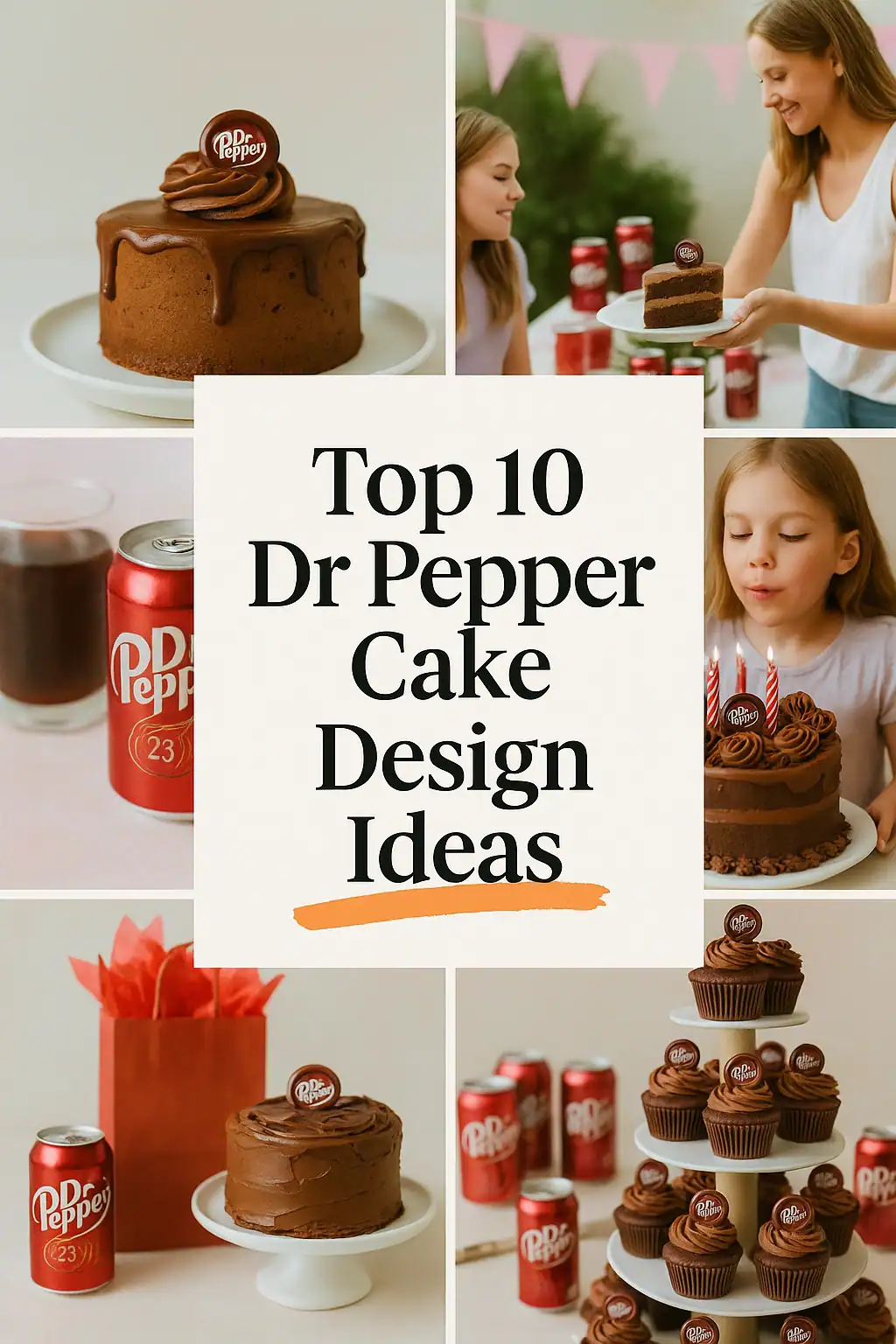 Dr Pepper Cake Design Ideas
