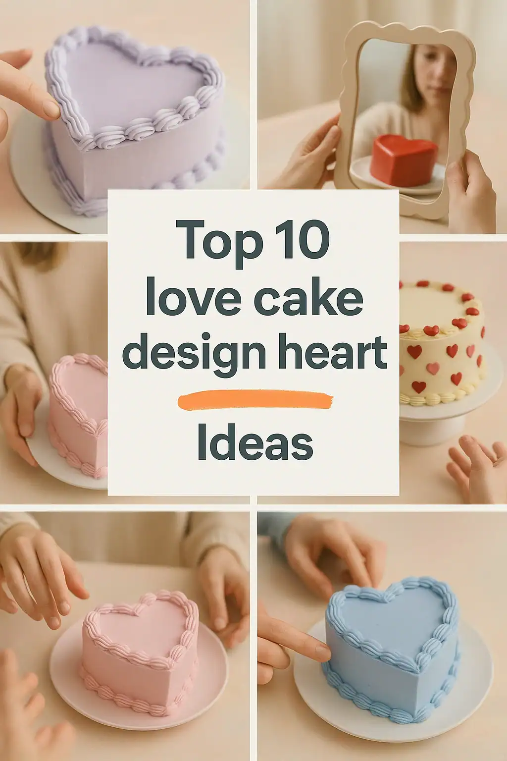 Love Cake Design Heart Ideas