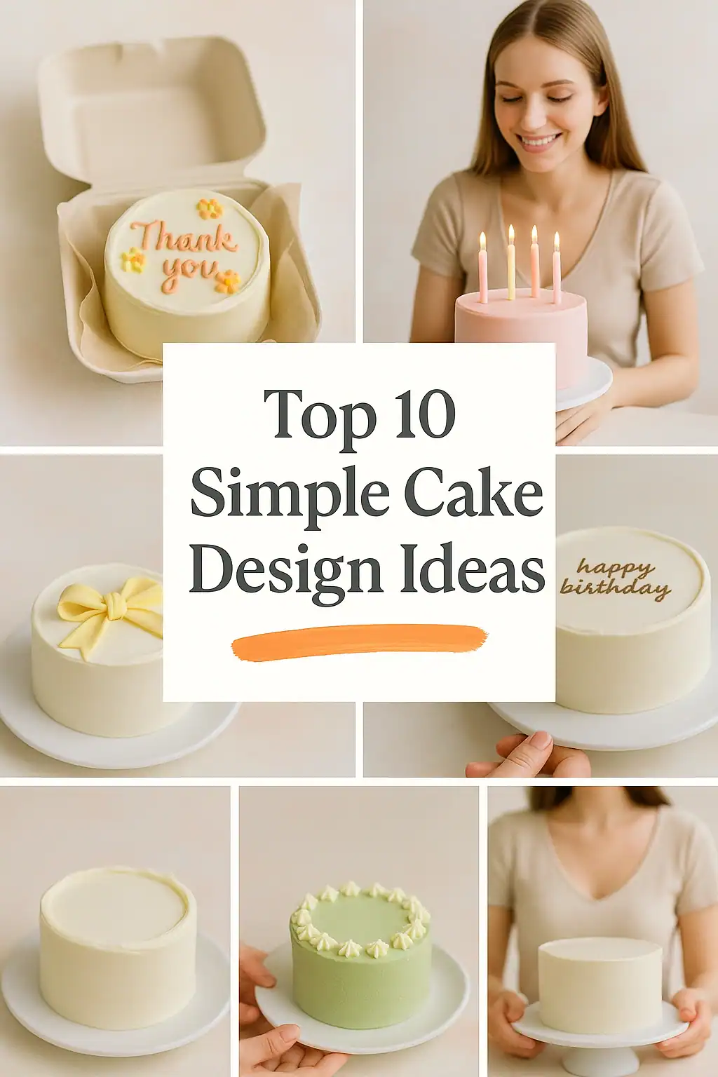 Simple Cake Design Ideas