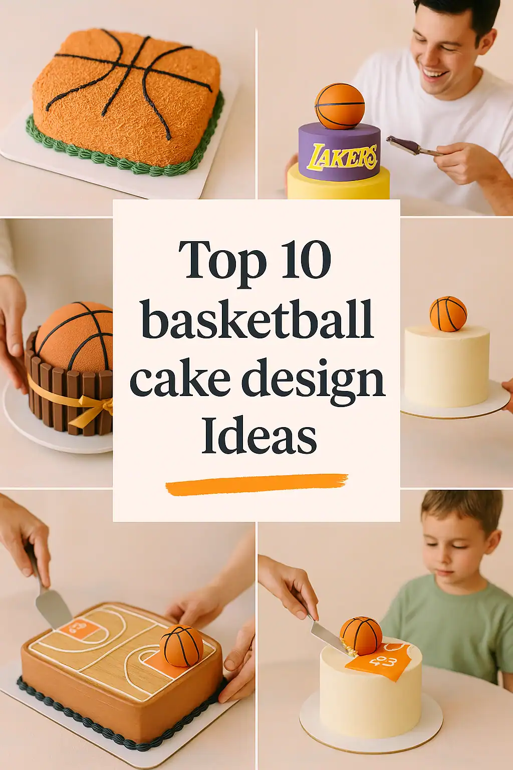basketball cake design