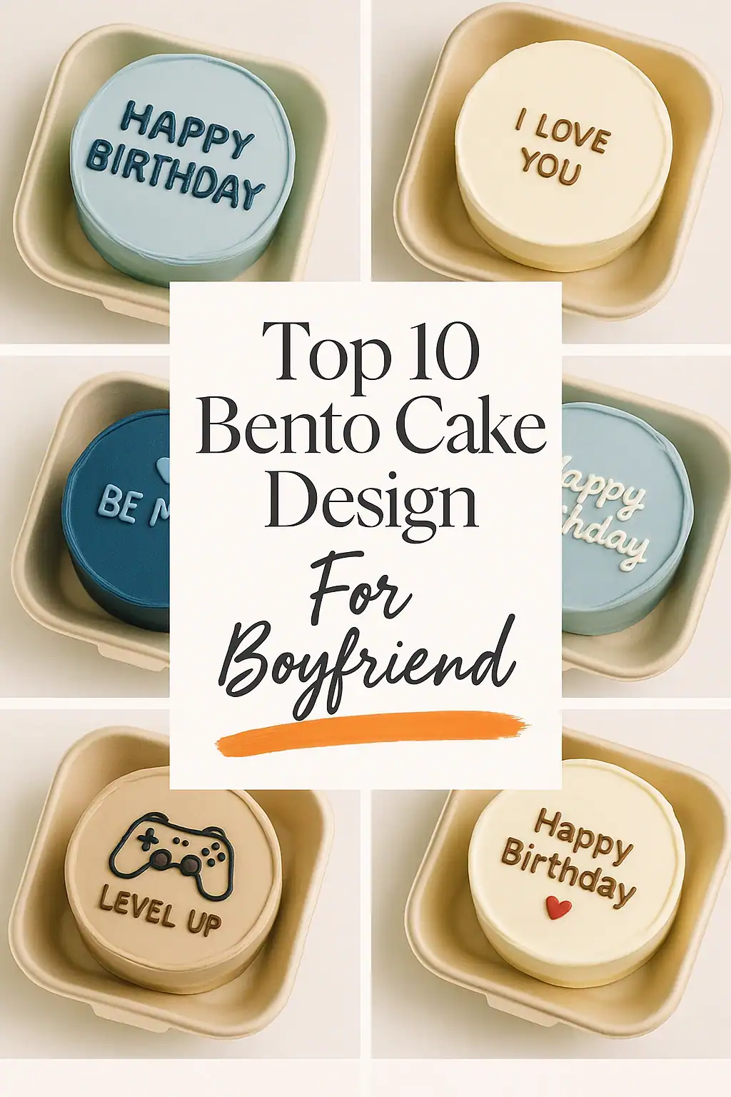 Best bento cake design For Boyfriend