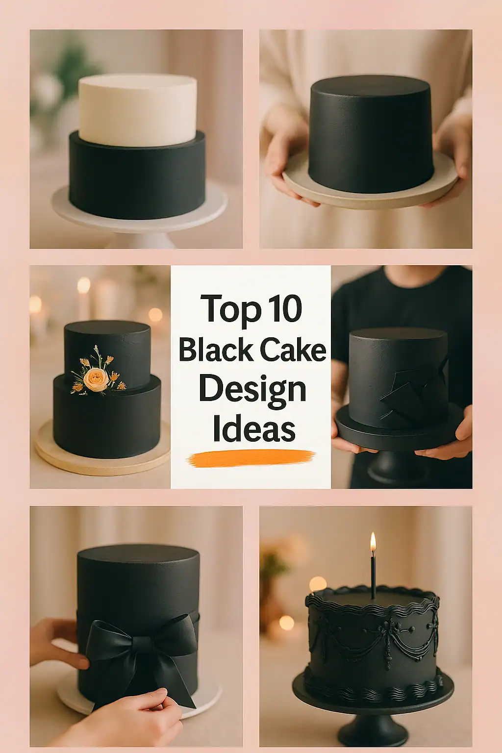 black cake design
