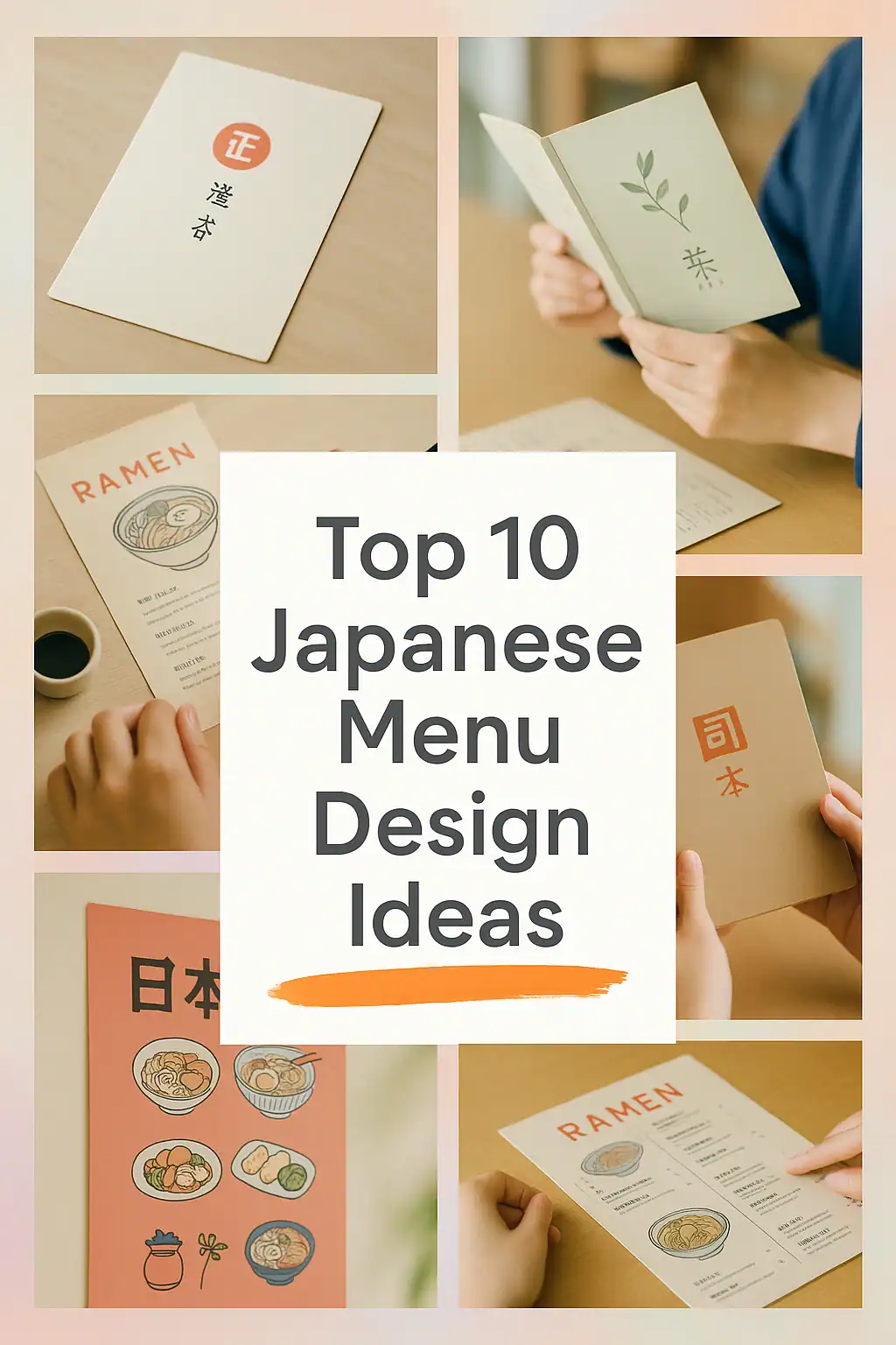 japanese menu design
