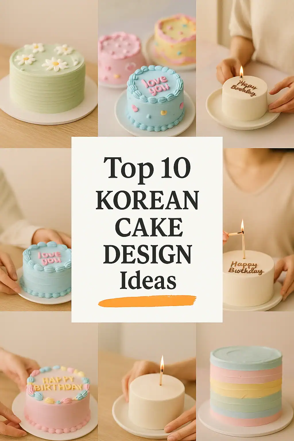 korean cake design