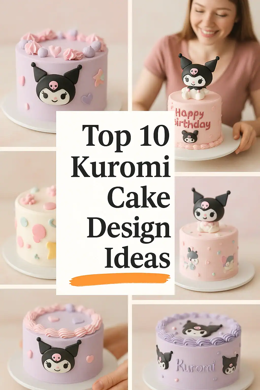 kuromi cake design