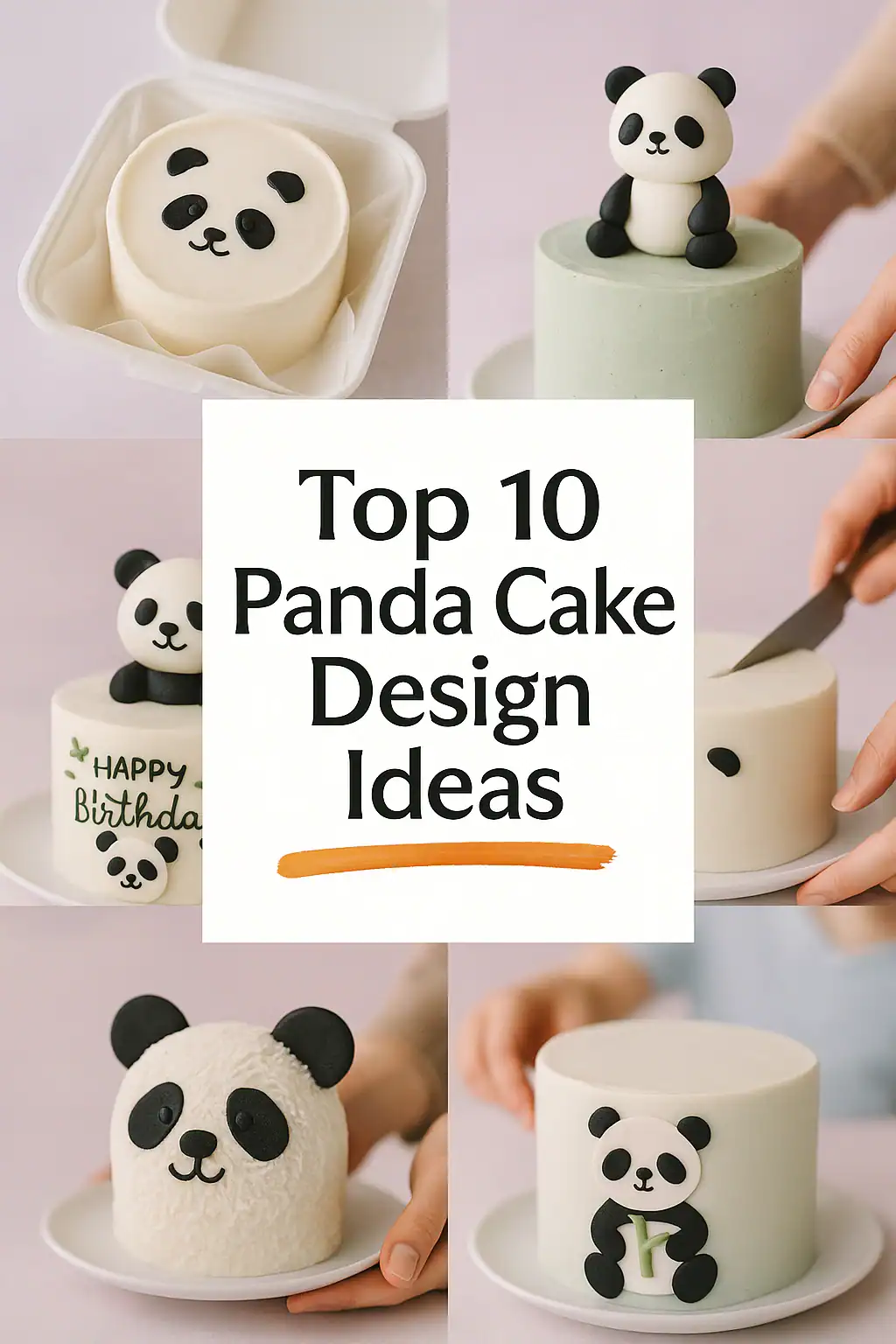 panda cake design