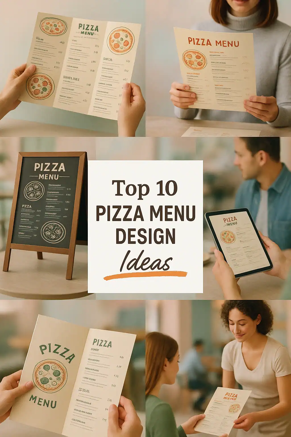 pizza menu design
