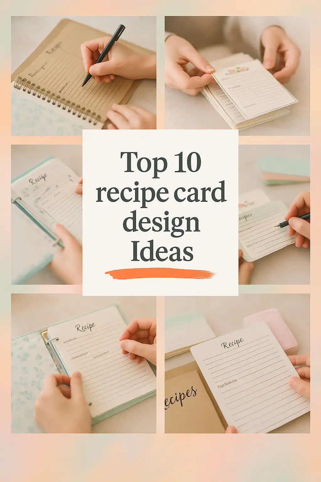 recipe card design