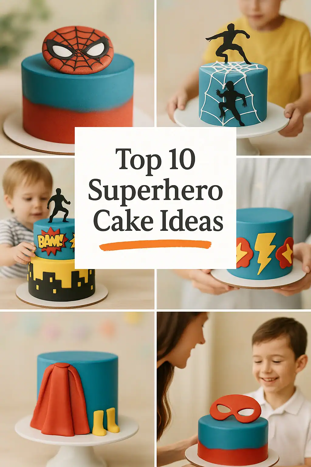 spiderman cake design